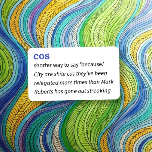 Urban Dictionary: cos