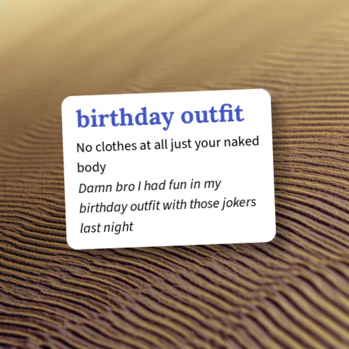 birthday dress meaning Urban Dictionary: outfit ORDER NOW! Gift For Mother What to Wear Under Size:S (MADE-TO-ORDER)