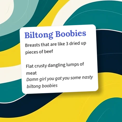 Urban Dictionary: boobieds