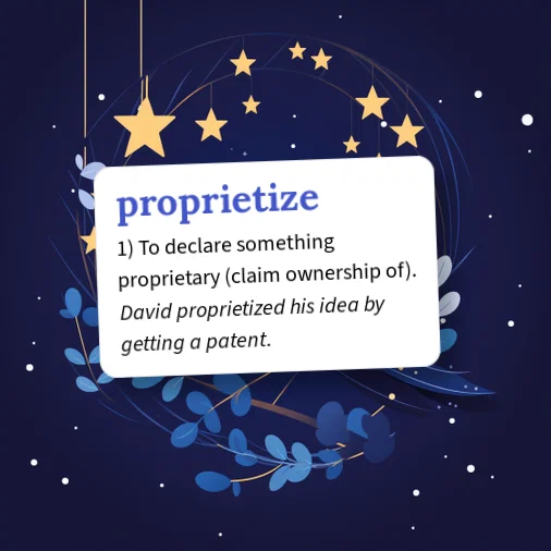 Urban Dictionary: proprietize