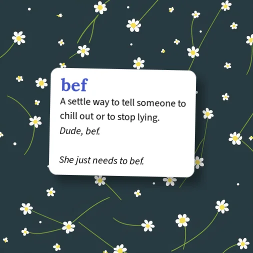 Urban Dictionary: bef