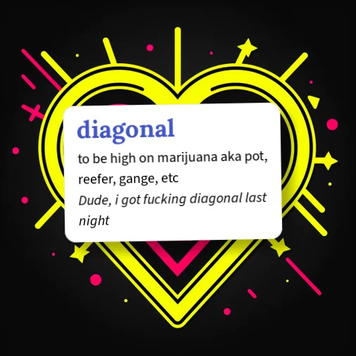 Urban Dictionary: diagonal