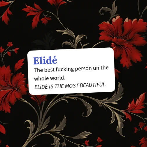 Urban Dictionary: Elidé