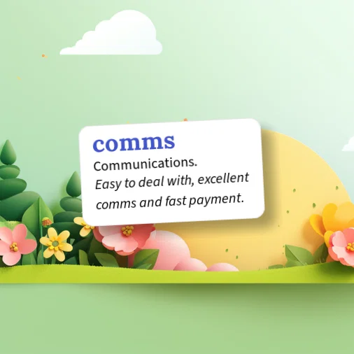 Urban Dictionary: comms