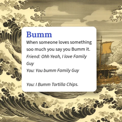 Urban Dictionary: Bumm