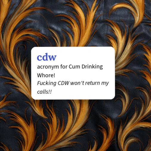 Urban Dictionary: cdw