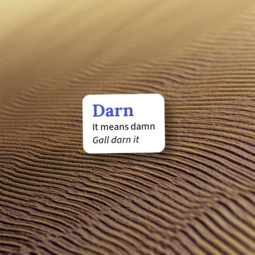 Urban Dictionary: Darn