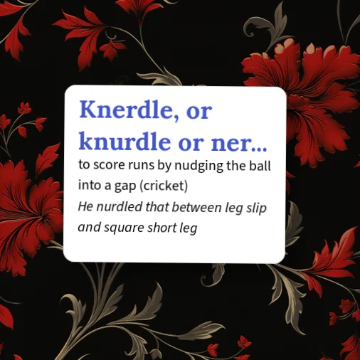 Urban Dictionary: Knerdle, or knurdle or nerdle or nurdle