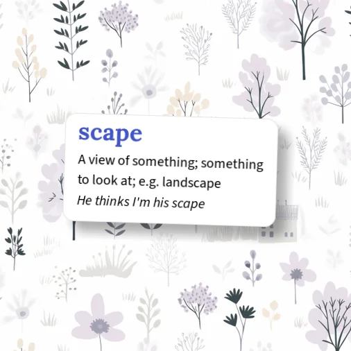 Urban Dictionary: scape