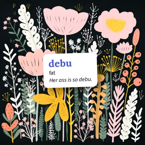 Urban Dictionary: debu