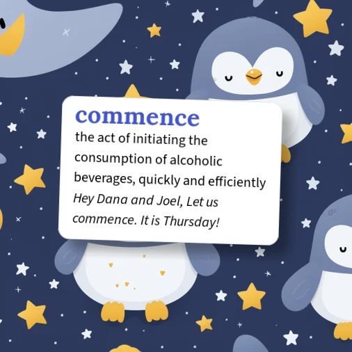 Urban Dictionary: commence