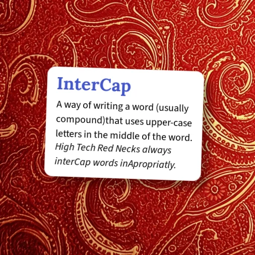 Urban Dictionary: InterCap