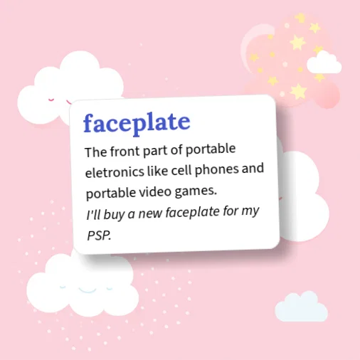 Urban Dictionary: faceplate