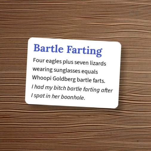 Urban Dictionary: Bartle Farting