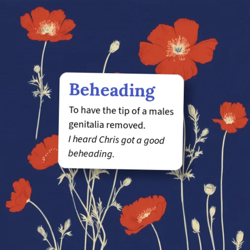 Urban Dictionary: Beheading