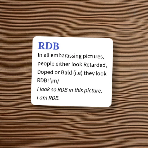 Urban Dictionary: RDB