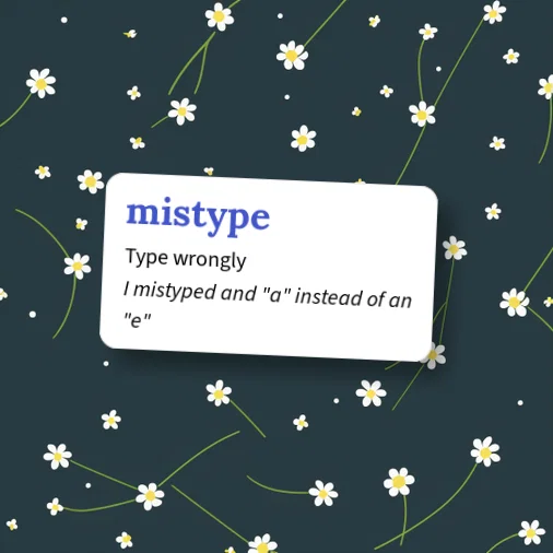 Urban Dictionary: mistype