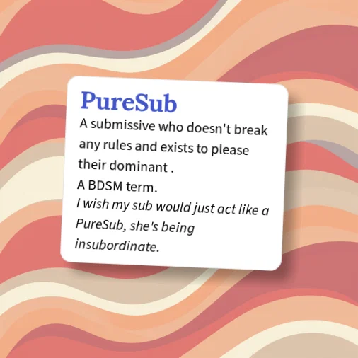Urban Dictionary: PureSub
