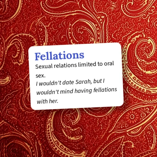 Urban Dictionary: fellationer