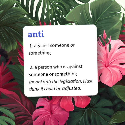 Urban Dictionary: anti