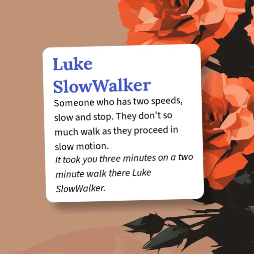 Urban Dictionary: ssloww