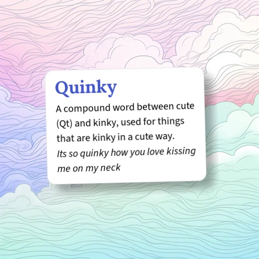 Urban Dictionary: Quinky