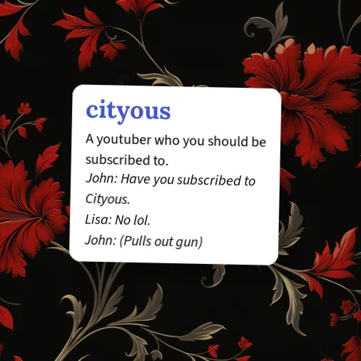 Urban Dictionary: cityous