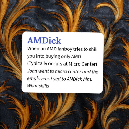 Urban Dictionary: AMDick
