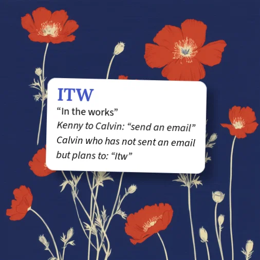 Urban Dictionary: ITW