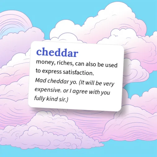 Urban Dictionary: Cheddar