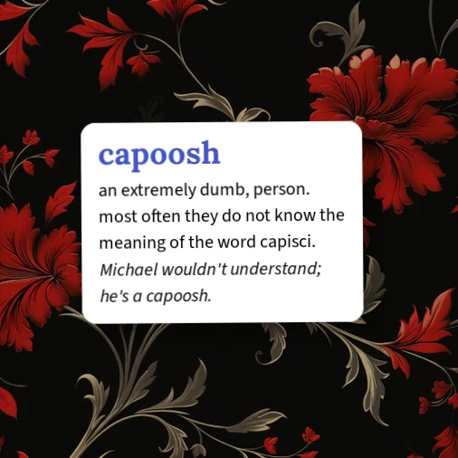 Urban Dictionary: capoosh