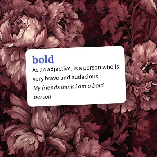 Urban Dictionary: bold
