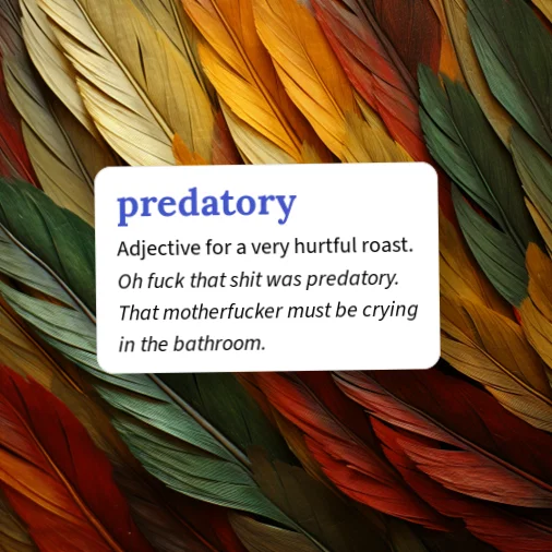 Predatory Word Urban Dictionary: predatory