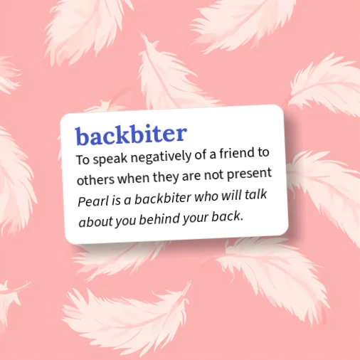 Urban Dictionary: backbiter