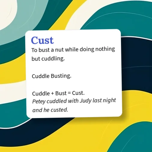 Urban Dictionary: Cust