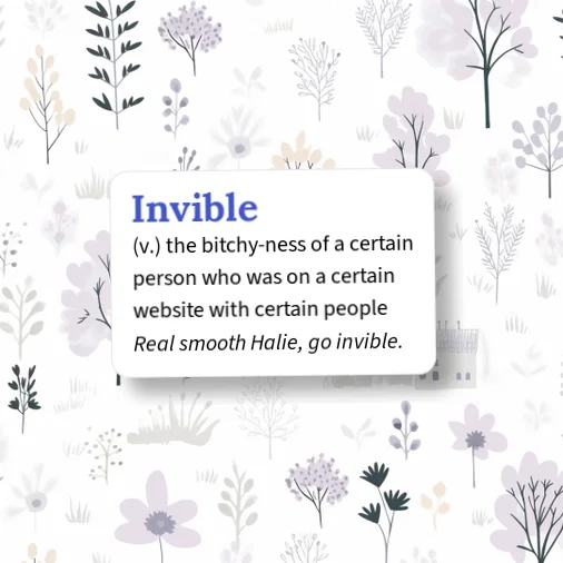 Urban Dictionary: Invible