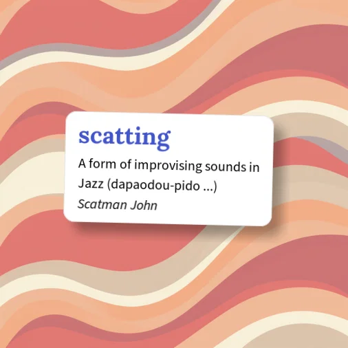 Urban Dictionary: scatting