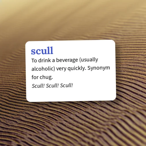 Urban Dictionary: scull