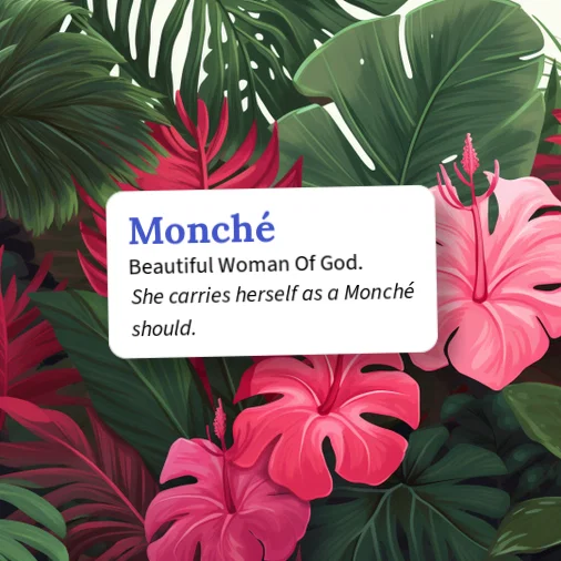 Urban Dictionary: Monché