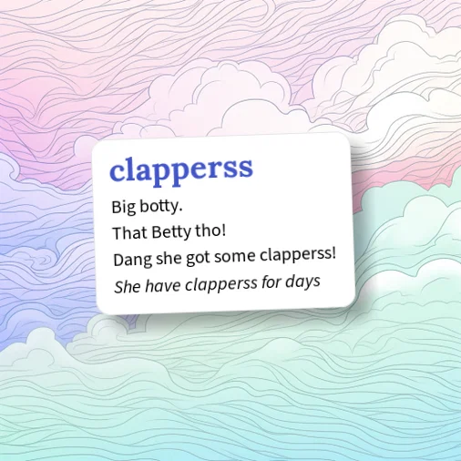 Urban Dictionary: clapperss