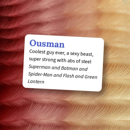 Urban Dictionary: Ousman