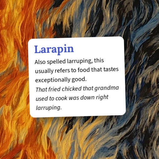 Urban Dictionary: Larapin