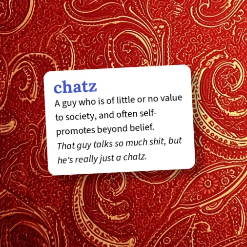 Urban Dictionary: chatz