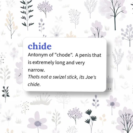 Urban Dictionary: chide
