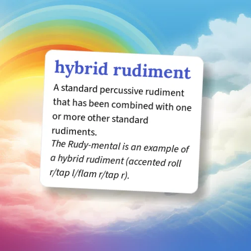 Urban Dictionary: rudiment