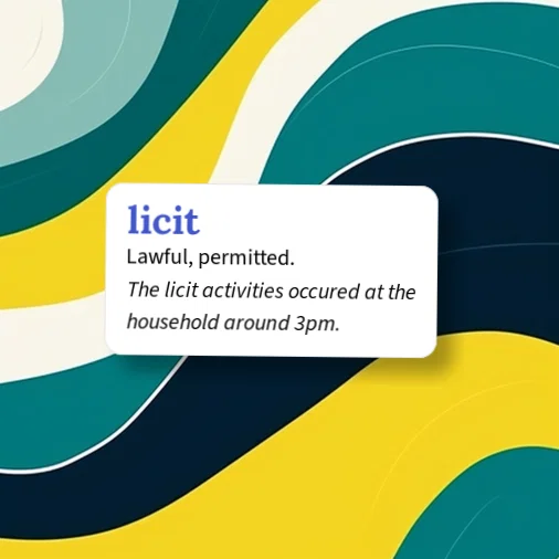 Urban Dictionary: licit