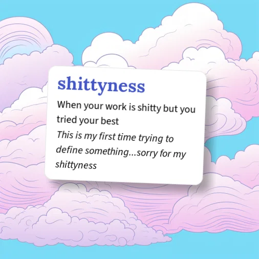 Urban Dictionary: shittleness