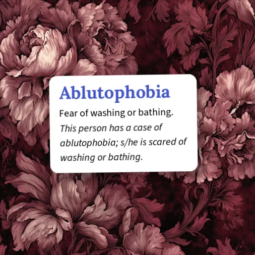 Urban Dictionary: Ablutophobia