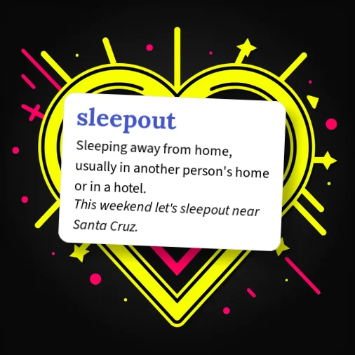 Urban Dictionary: sleepout