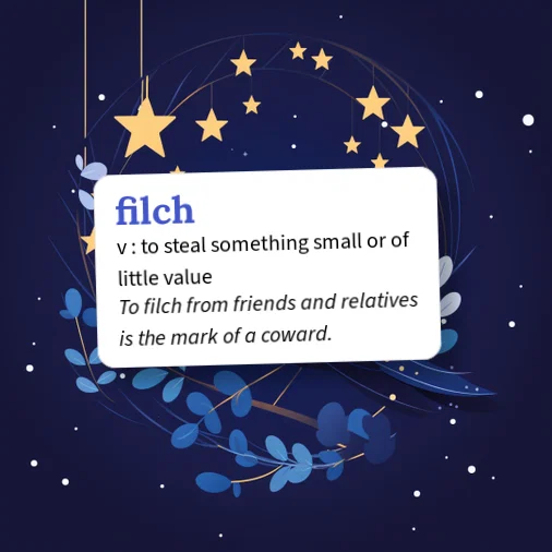 Urban Dictionary: filch